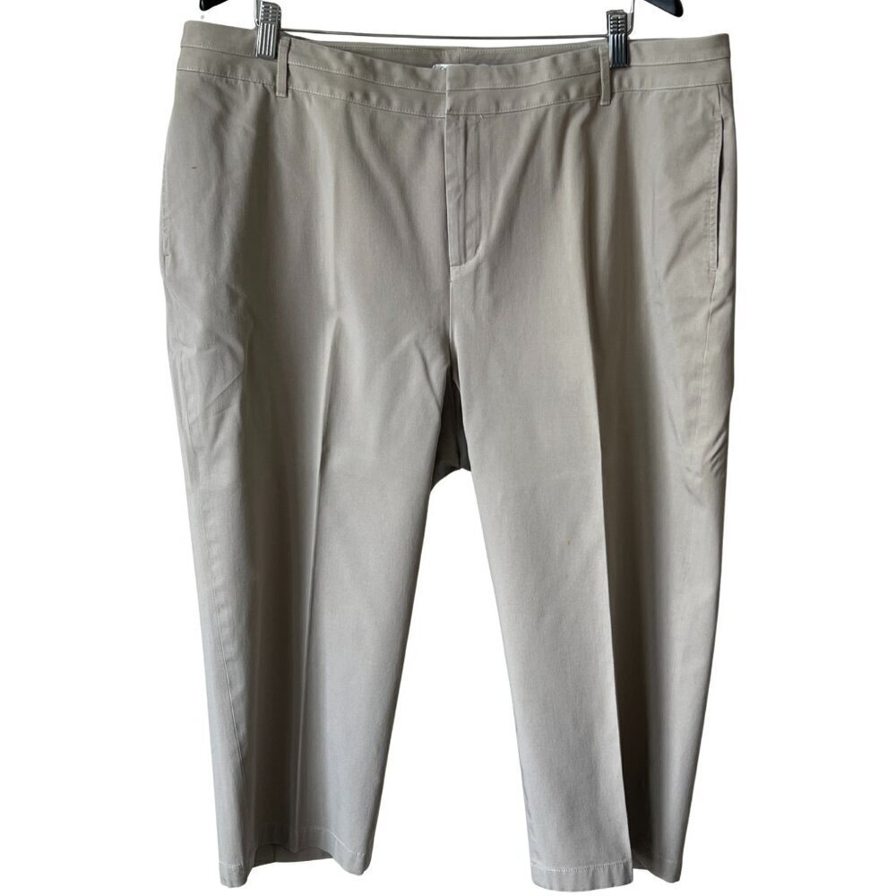 Women's Coldwater Creek Chino Capri Pants, Classic Fit, 18W